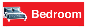 Bedroom Dementia Sign Red